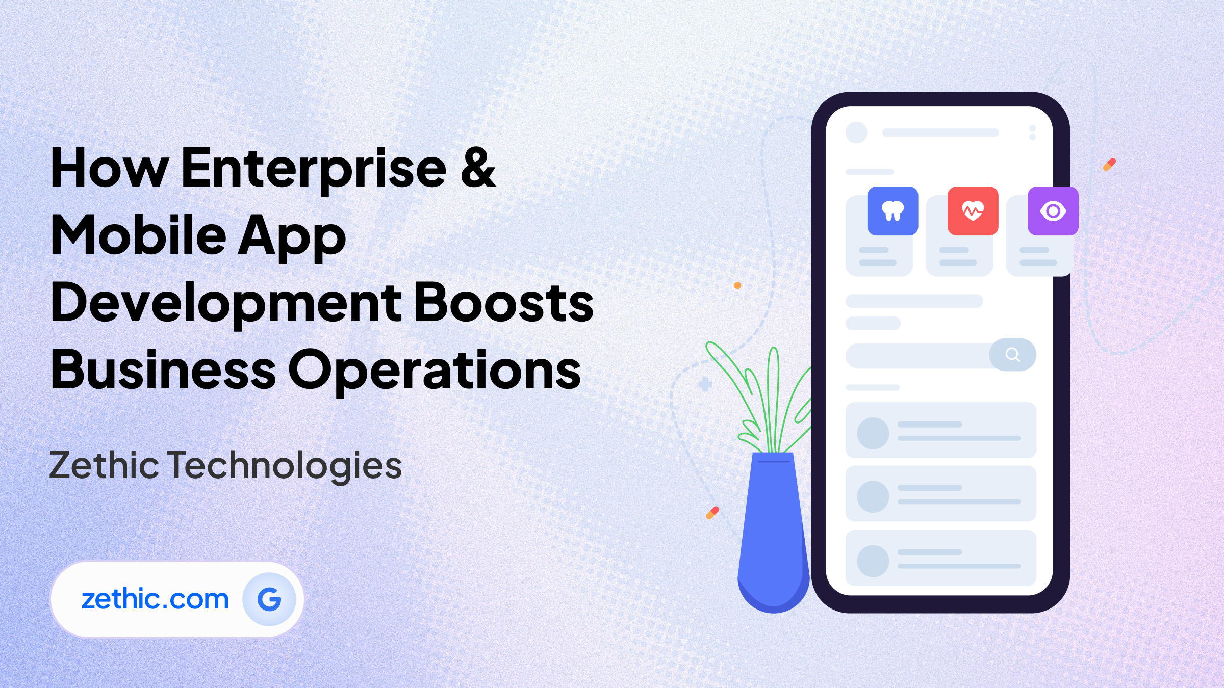 How a software development company scales enterprise growth via app development.